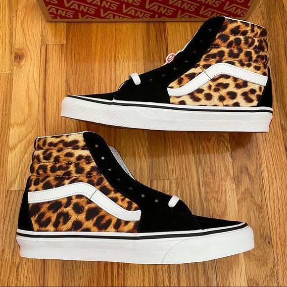 Vans Sk8-Hi Leopard Print Women’s Sneakers - Picture 6 of 6